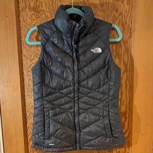 The North Face Charcoal Quilted Vest